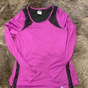 Nike Purple Dri Fit running shirt